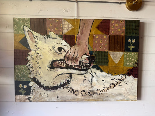 Dog original Acrylic Painting