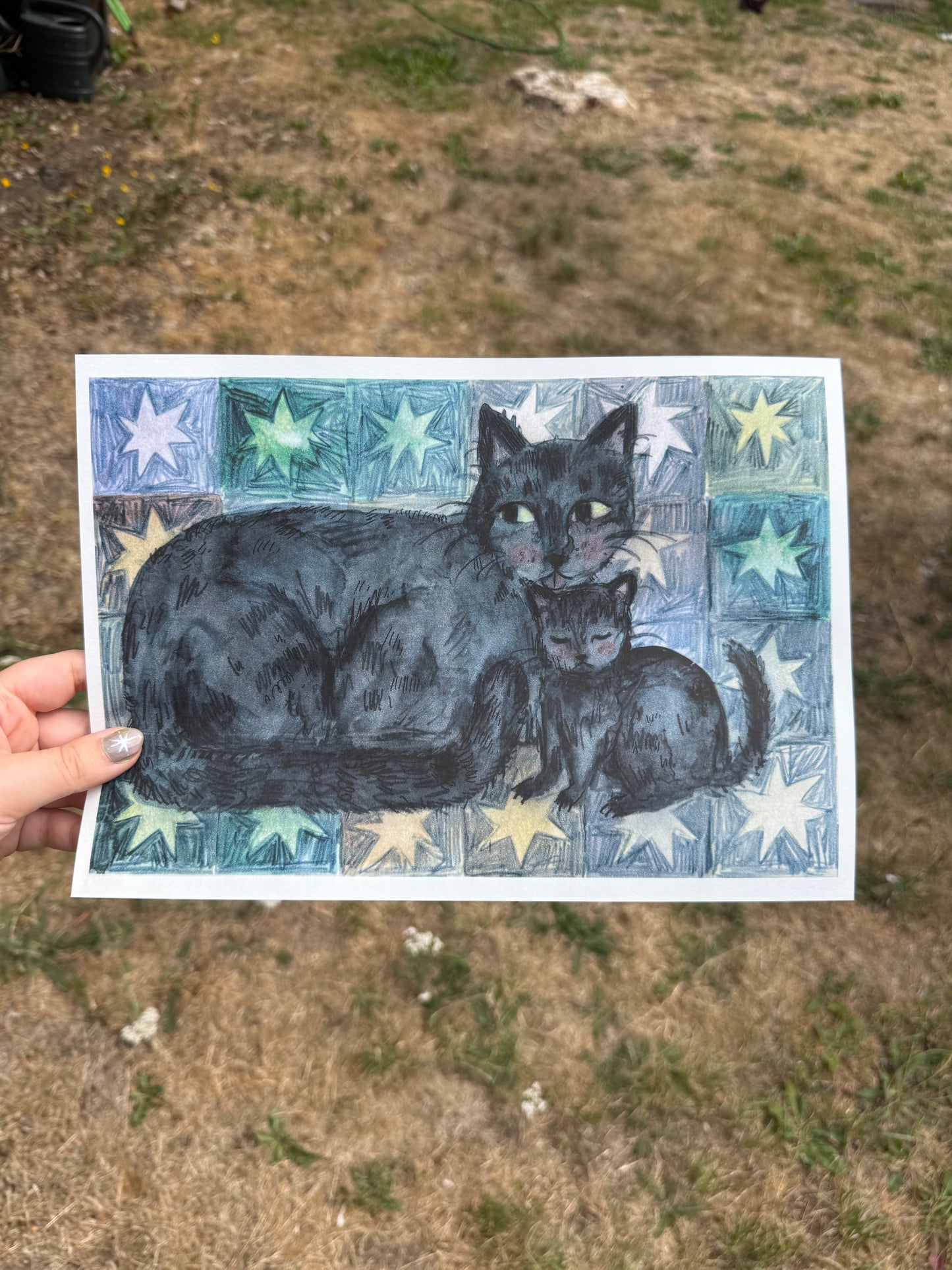 Momma Cat Print