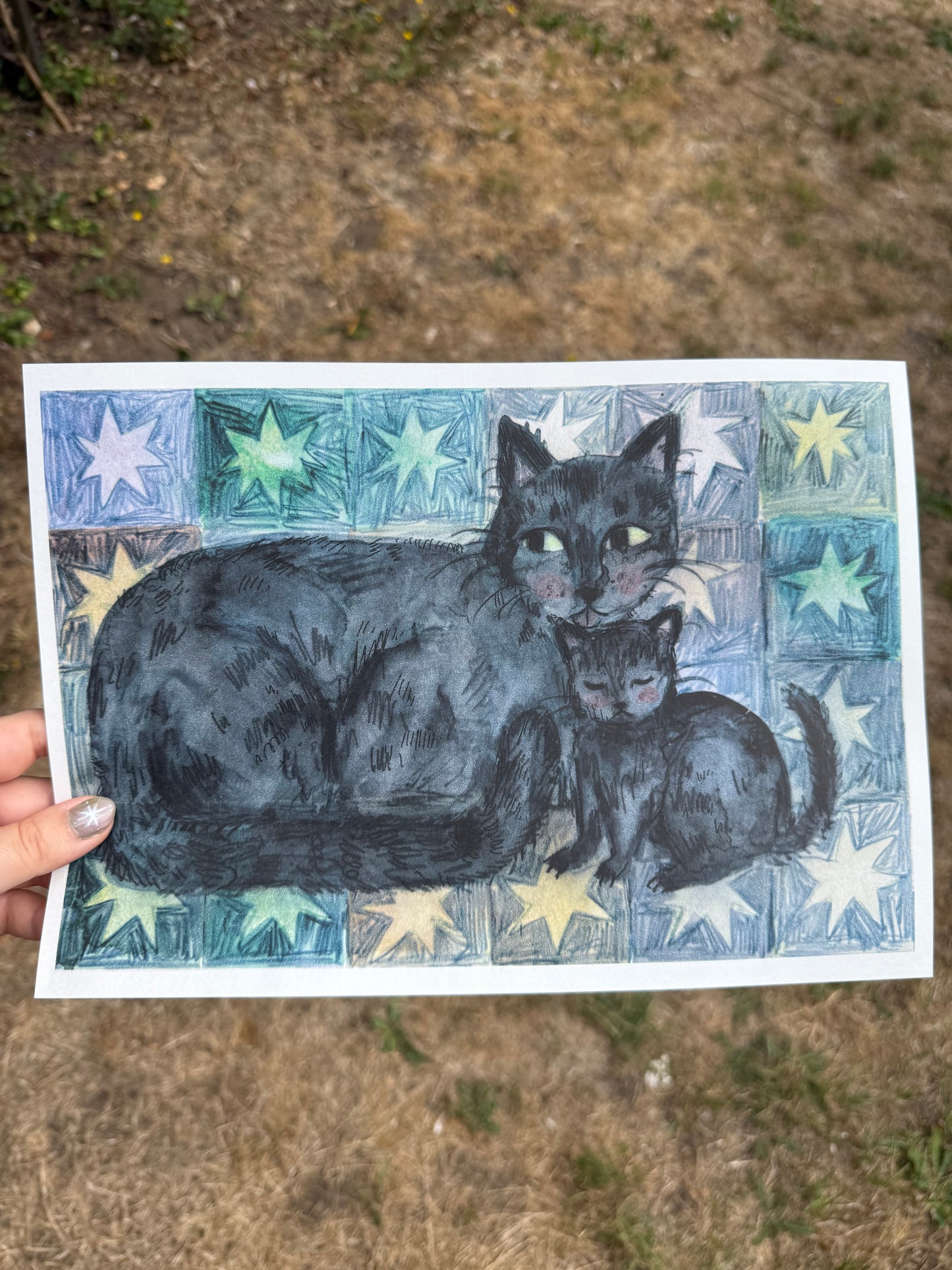 Momma Cat Print