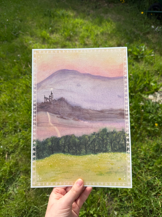 Faraway Castle Print