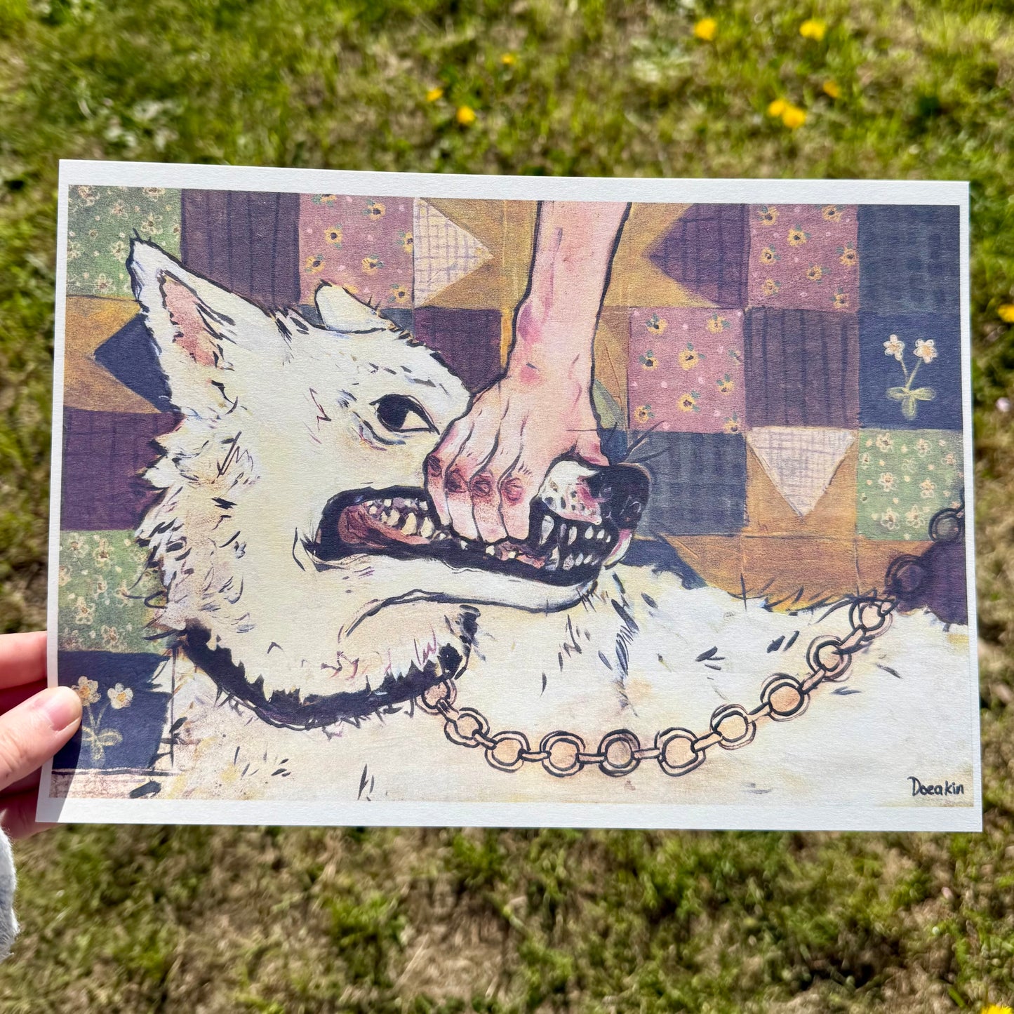 Dog Bite Print