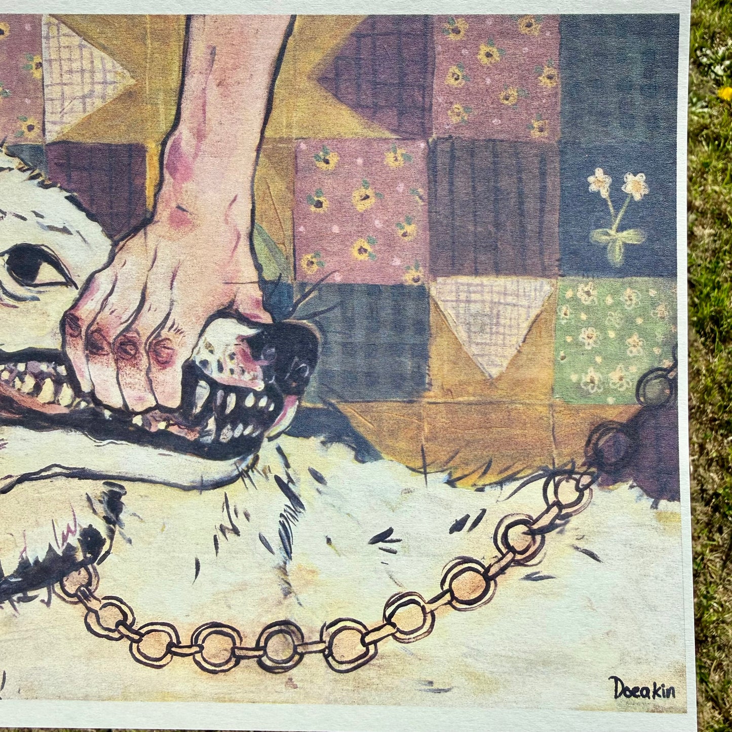 Dog Bite Print